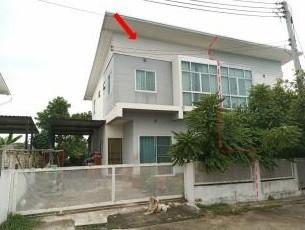 บ้านแฝดหลุดจำนอง ธ.ธนาคารอาคารสงเคราะห์ ลำพูน เมืองลำพูน มะเขือแจ้